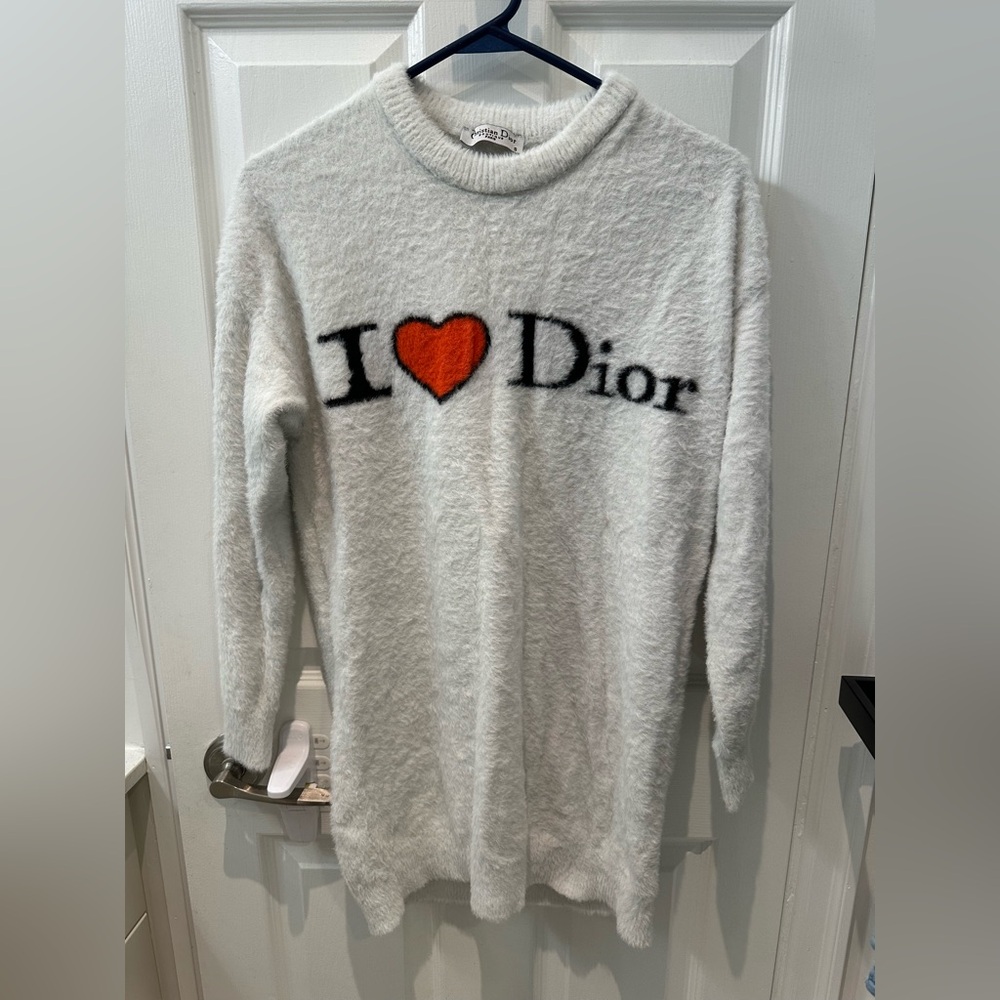 CHRISTIAN DIOR Logo I ❤️ Dior Sweater